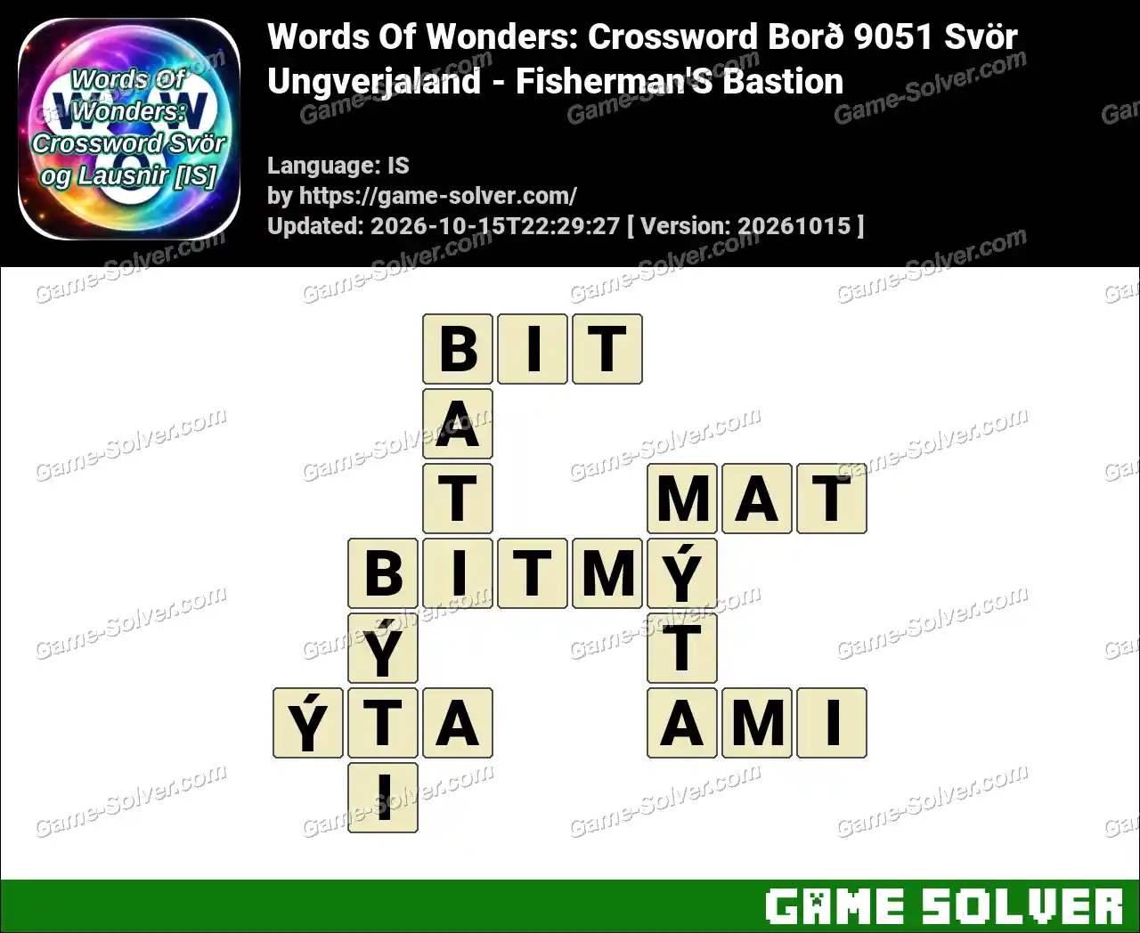 Words Of Wonders: Crossword Borð 9051 Svör – Ungverjaland – Fisherman’S Bastion